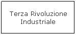 Casella di testo: Terza Rivoluzione Industriale
